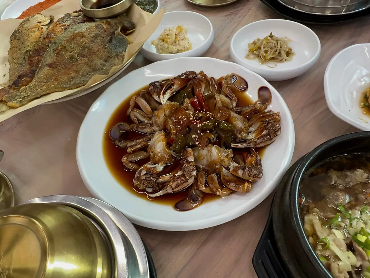Menu ganjang gejang ketam kuning