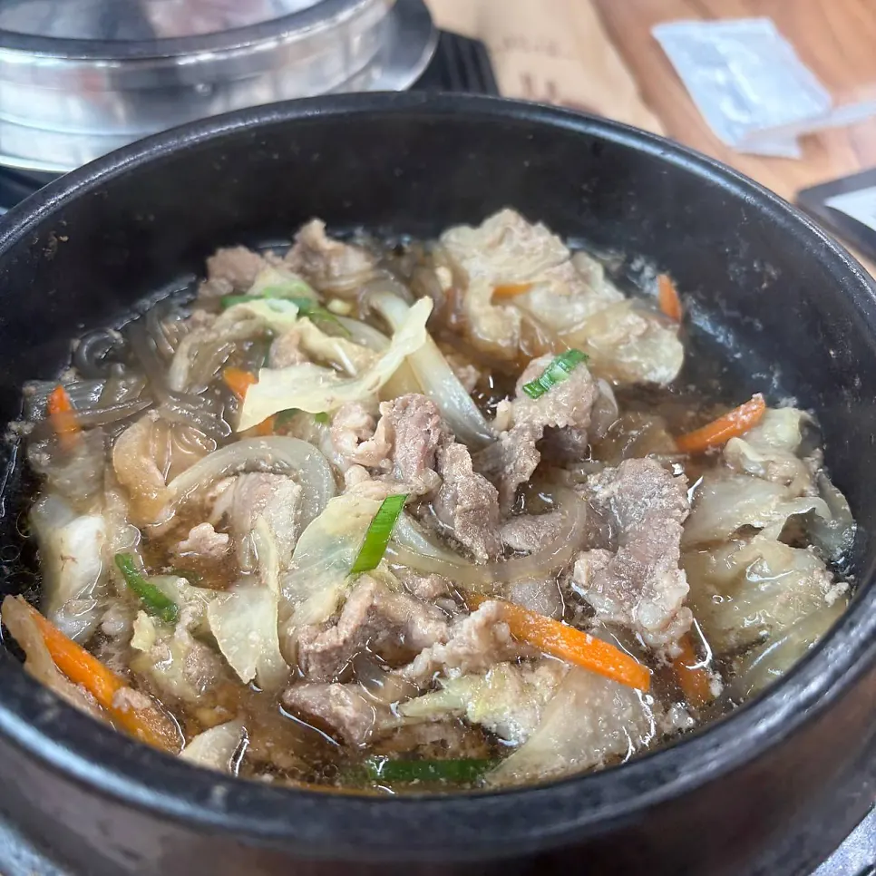 Pork bulgogi and grilled fish basic sides