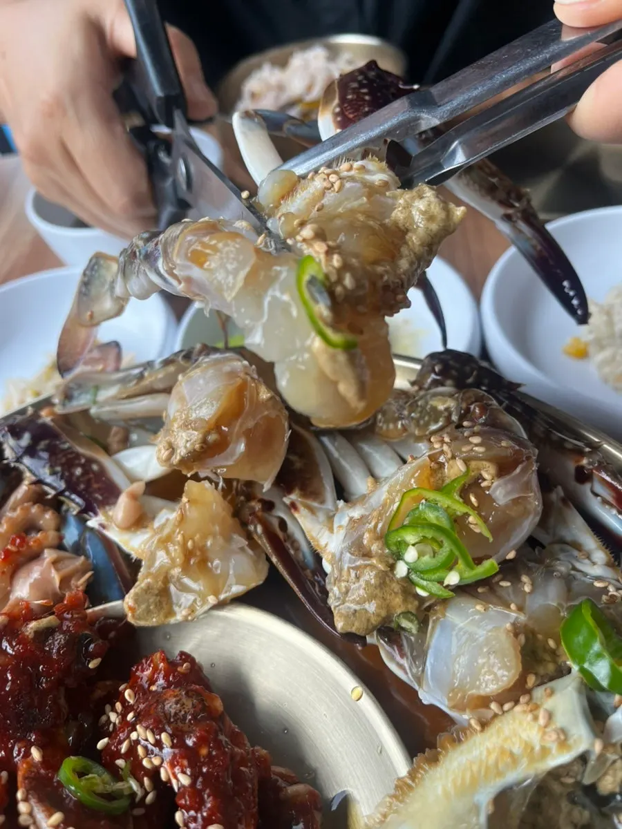 밥에 올린 전복장
