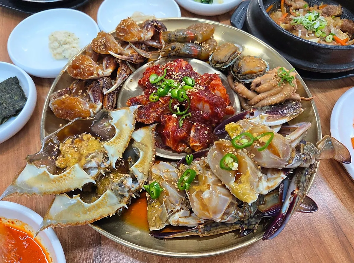 제주황게 모듬장 한상차림