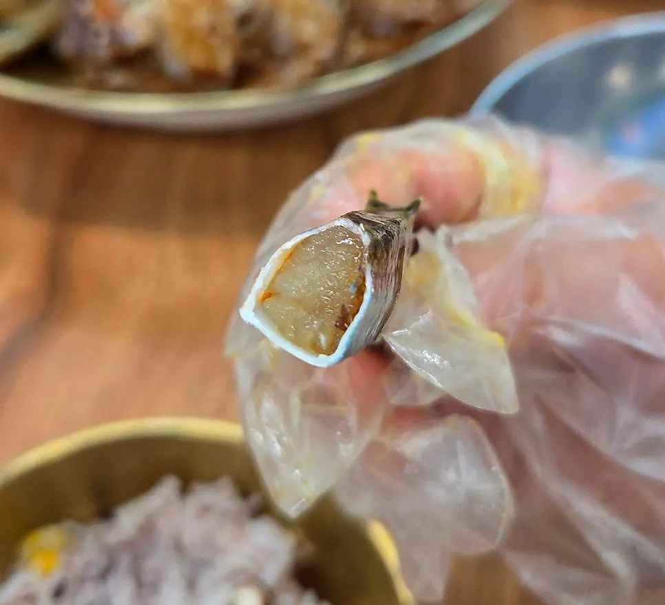 살이 찬 간장게장