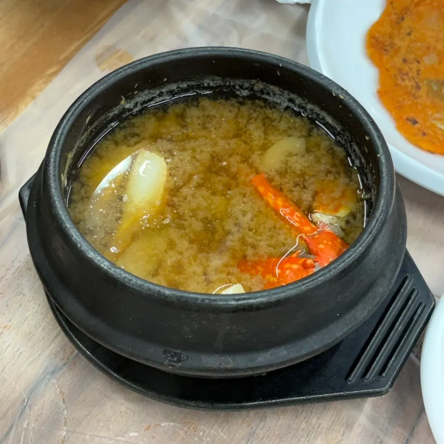 한상차림에 나온 김치전