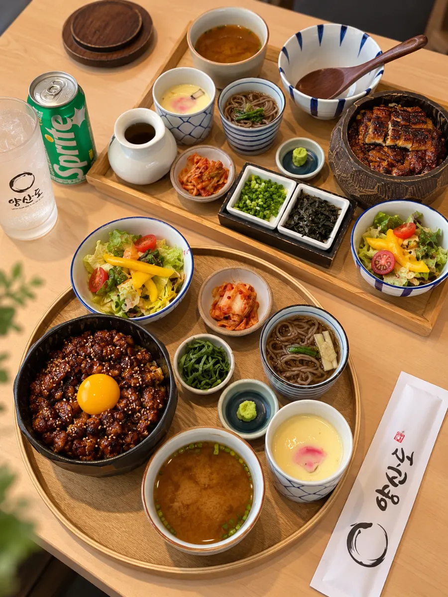 양산도 기장연화점 메뉴판