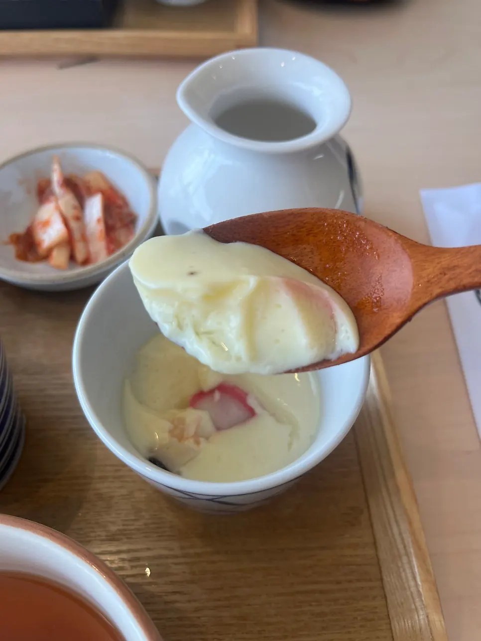 Hitsumabushi with ocha broth poured over it