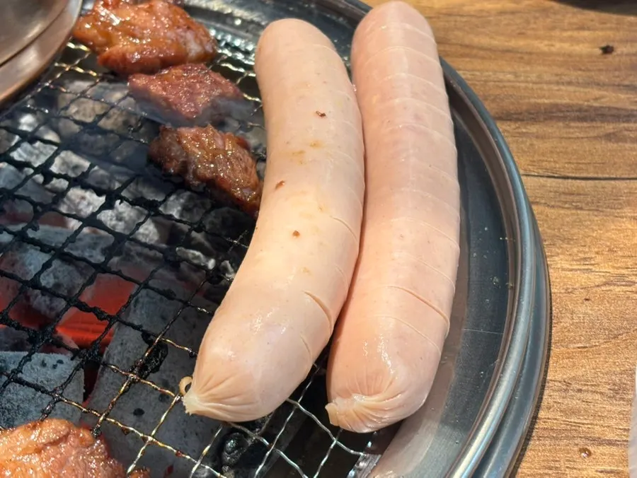다 구워진 수제양념돼지갈비