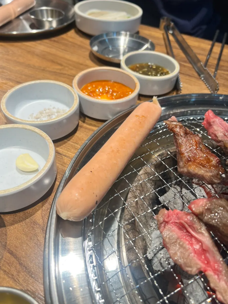 The large sausage received from the review event