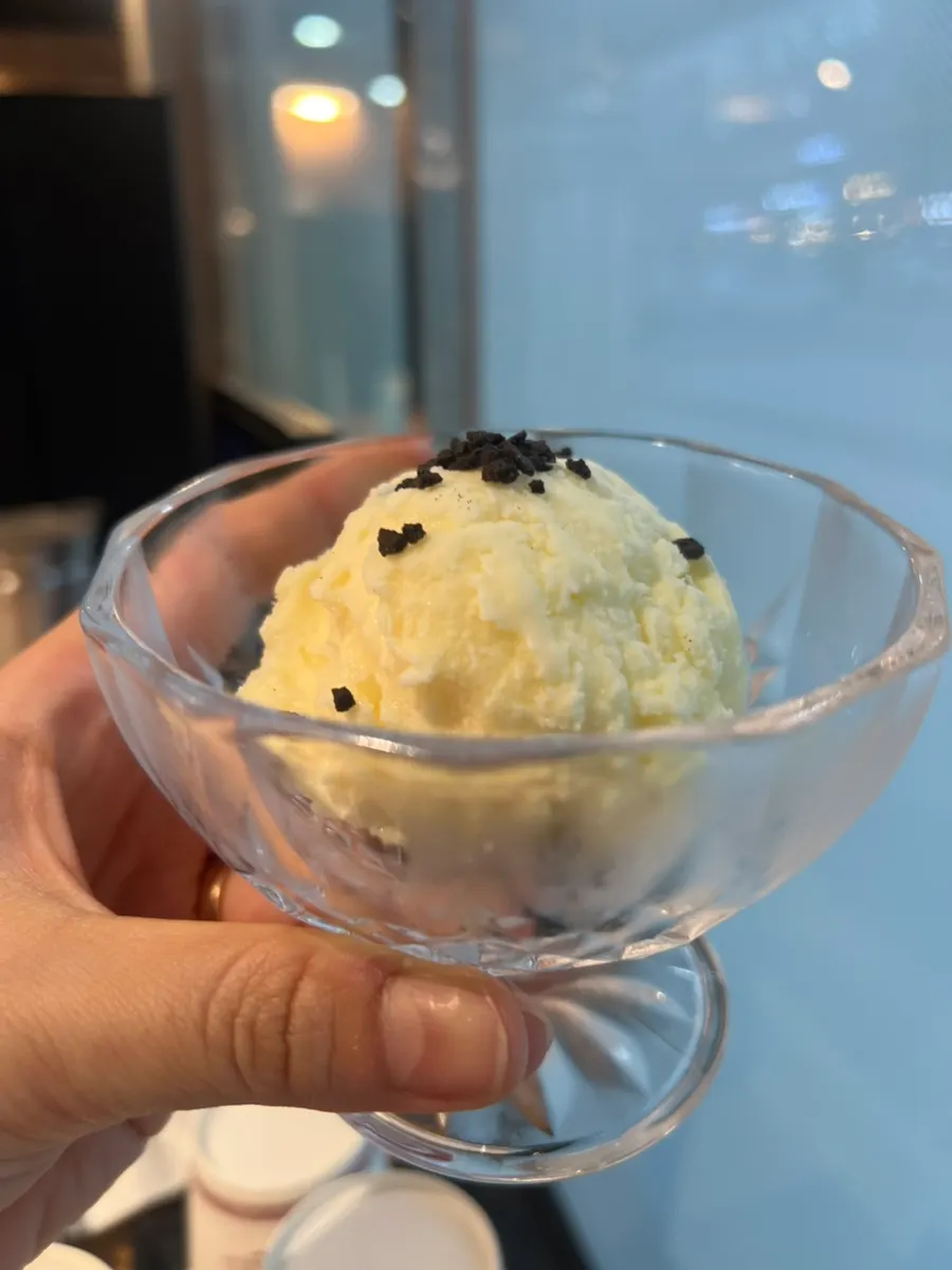 Ice cream received as a free service