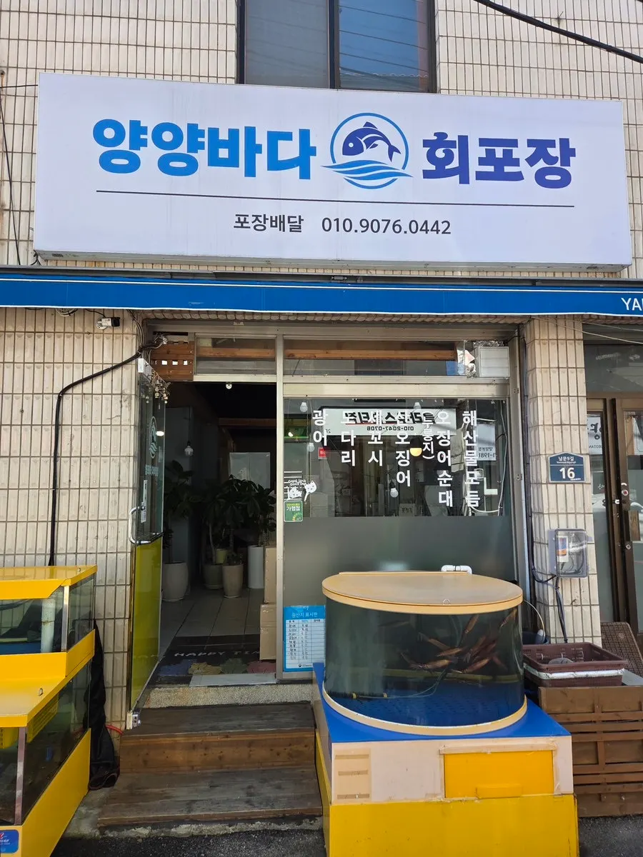 양양읍 남문9길 양양바다 가게 앞 세로 사진