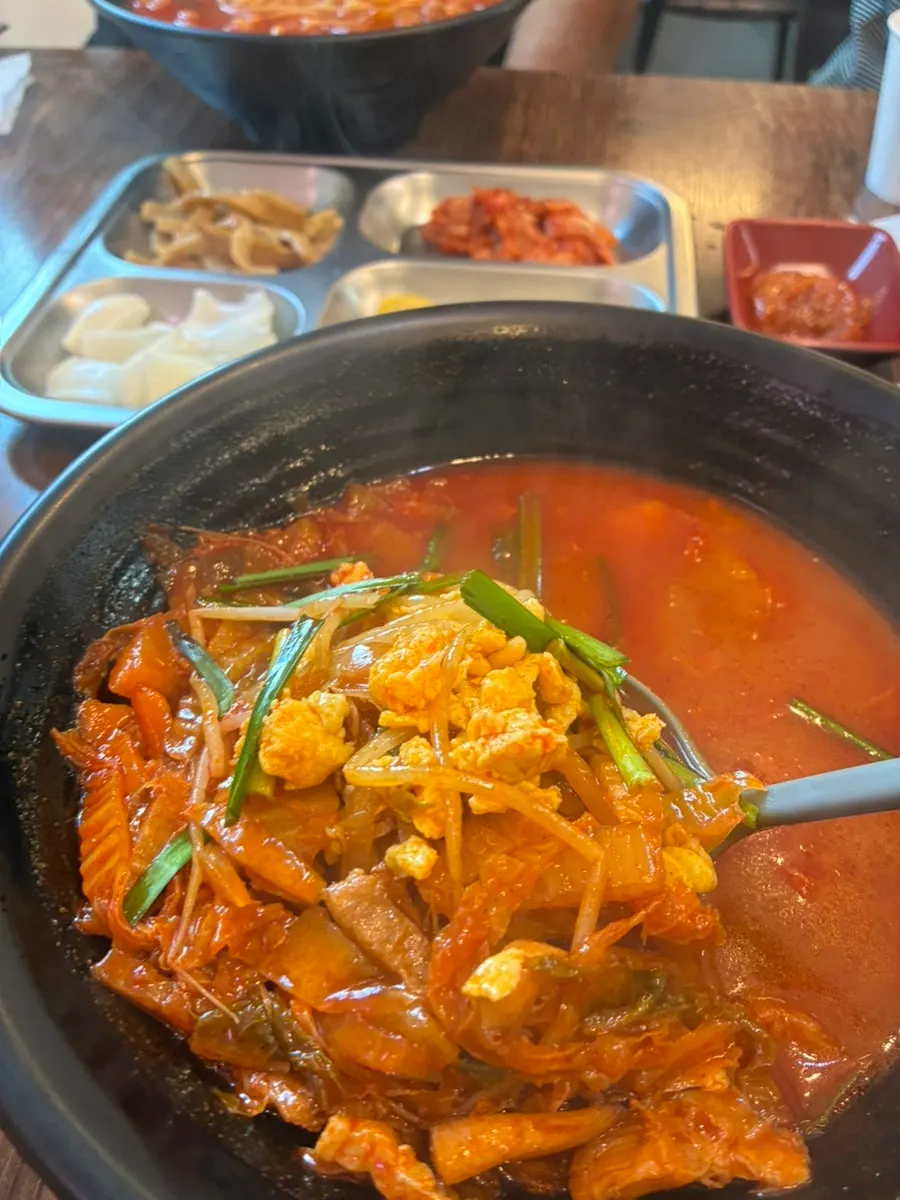 鸡汤炒码汤饭照片