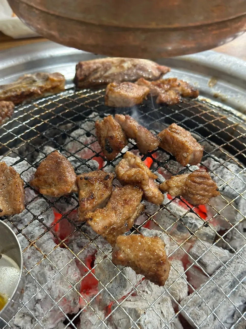 Marinated ribs grilled to a sweet, browned finish