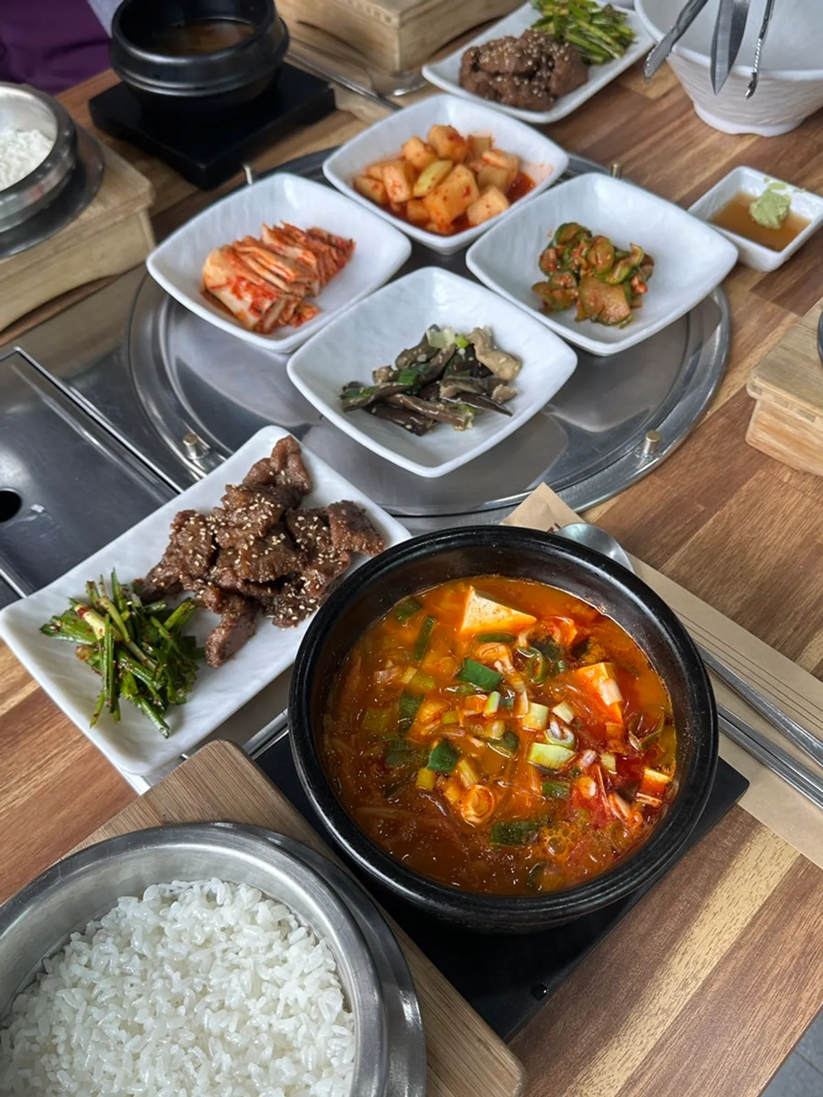 여여정 솥밥 점심특선 3종 한 상 차림
