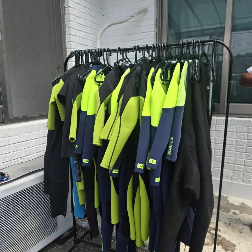 Surf suit and gear provided for the lesson