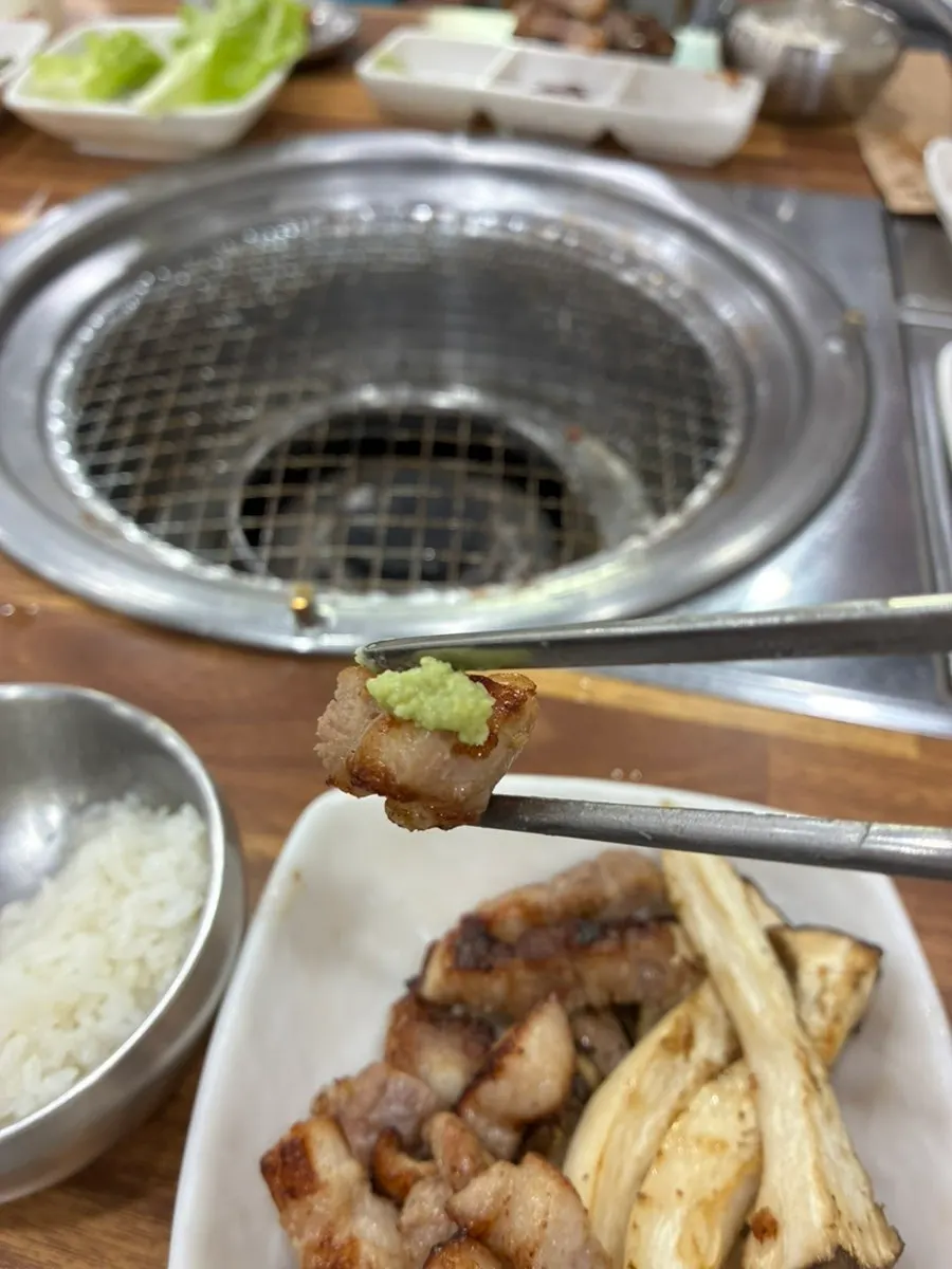 炭火烤杏鲍菇