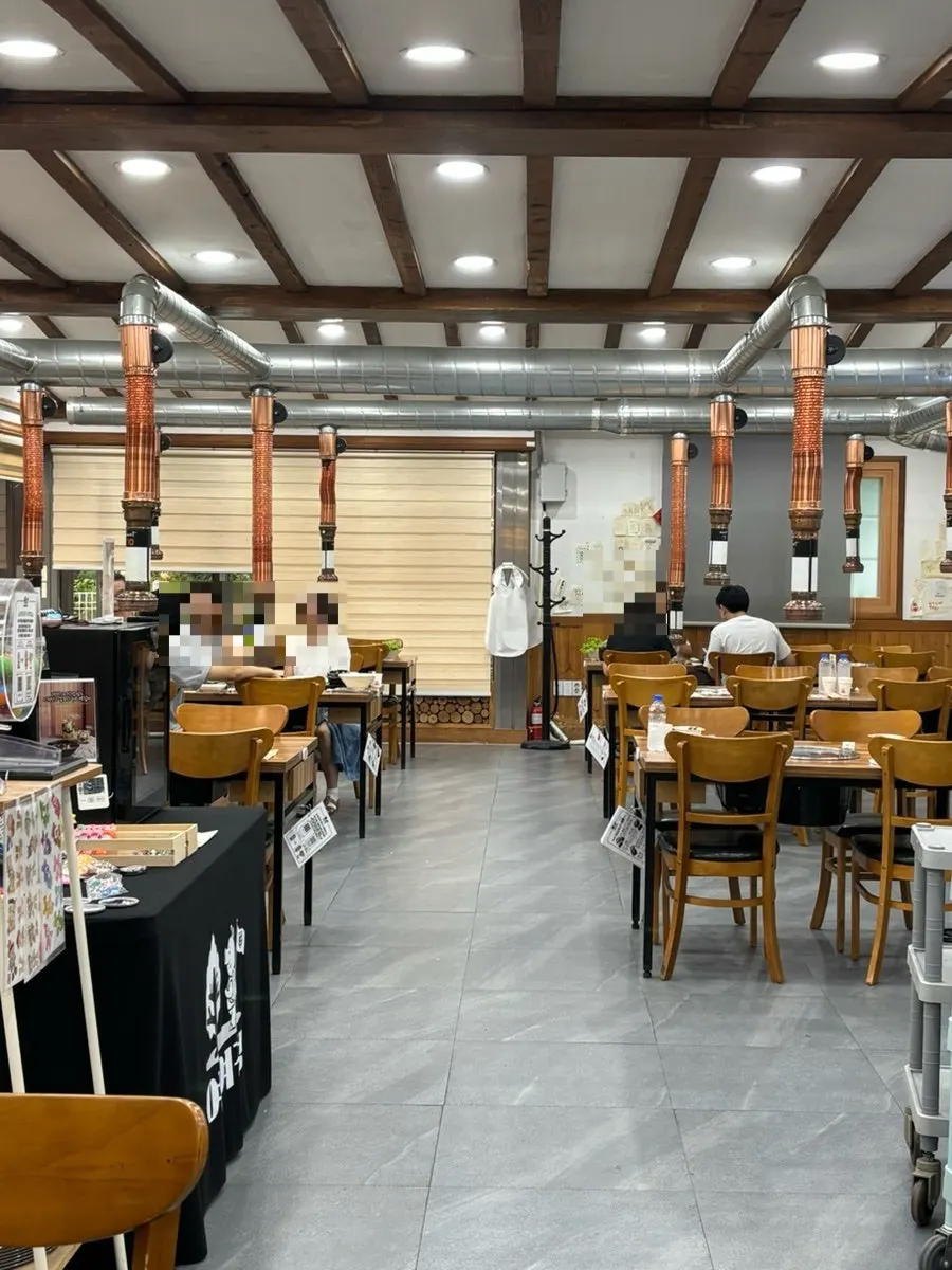 Spacious, comfortable interior seating at Yeoyejeong