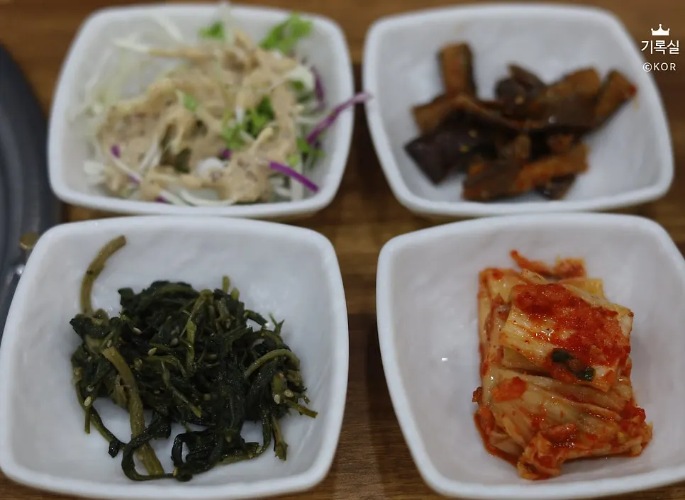 Side dishes made with locally grown Yangyang vegetables