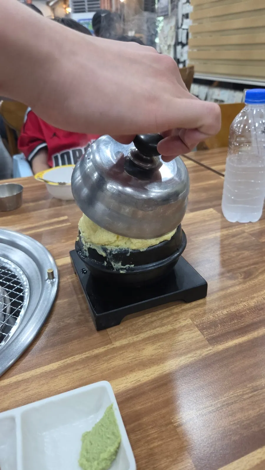 Bomb steamed egg ordered for the kid
