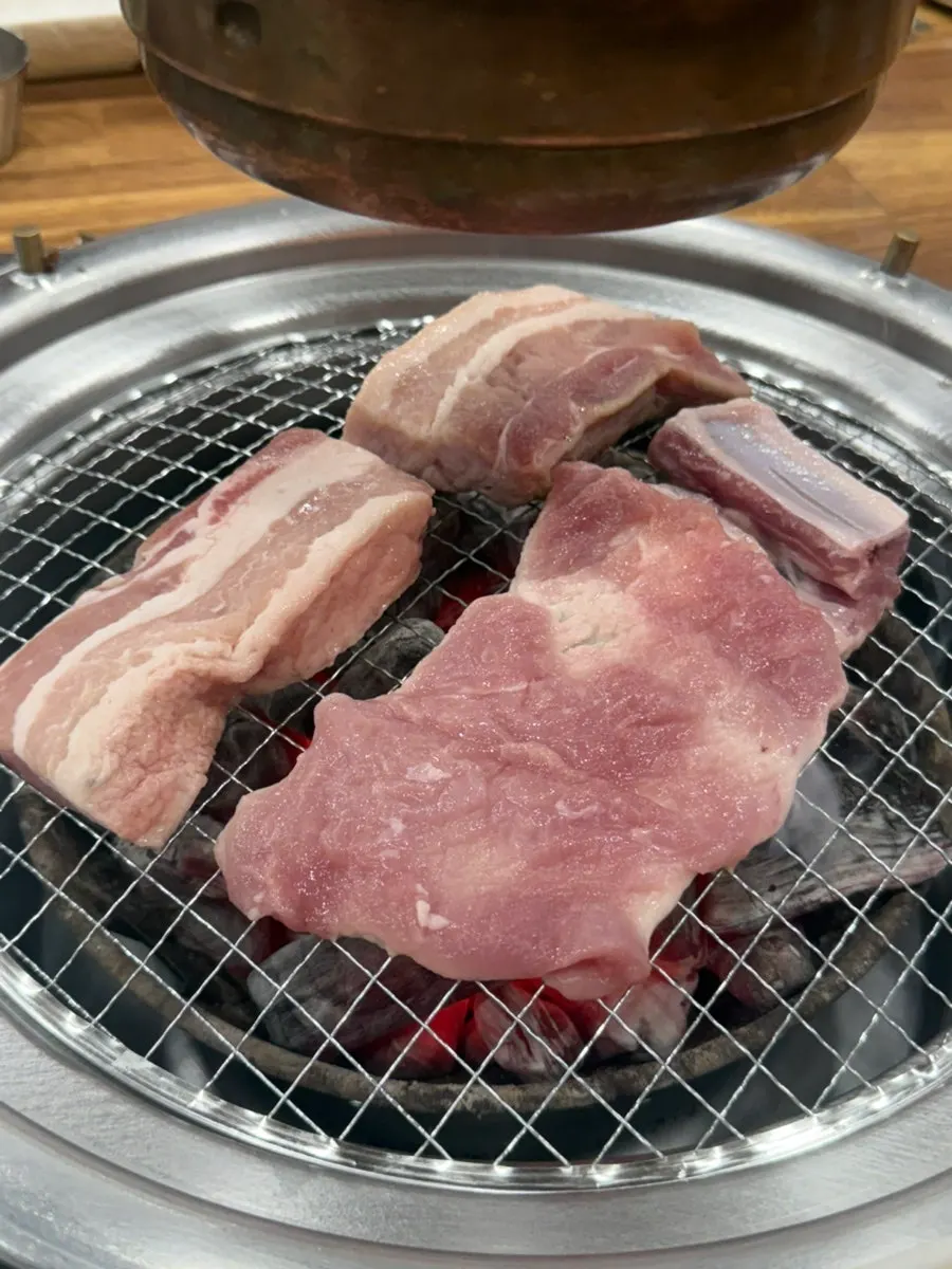 커피나무 비장탄 숯불 화로