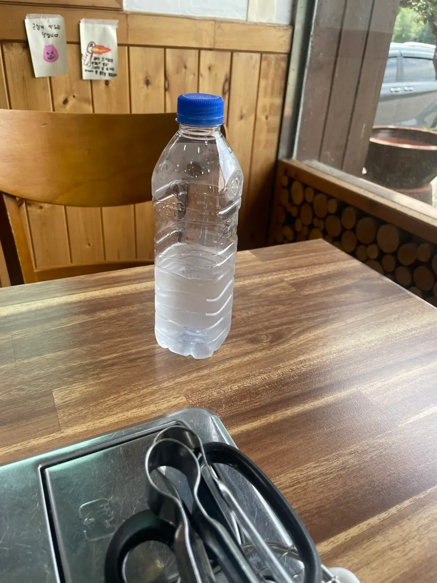 Event notice displayed in the restaurant