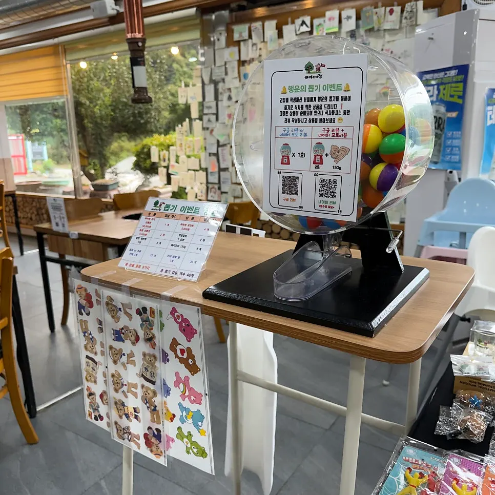 Taking part in the prize draw