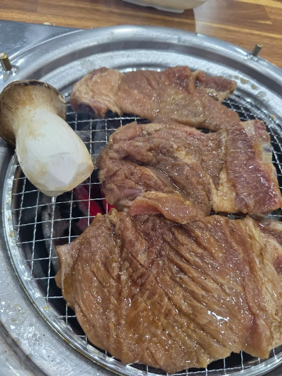 Lunch special meat pot rice listing at Yeoyejeong