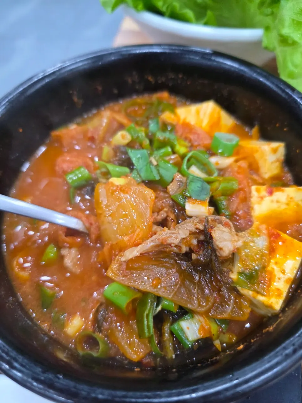 House-made white kimchi sold at Yeoyejeong