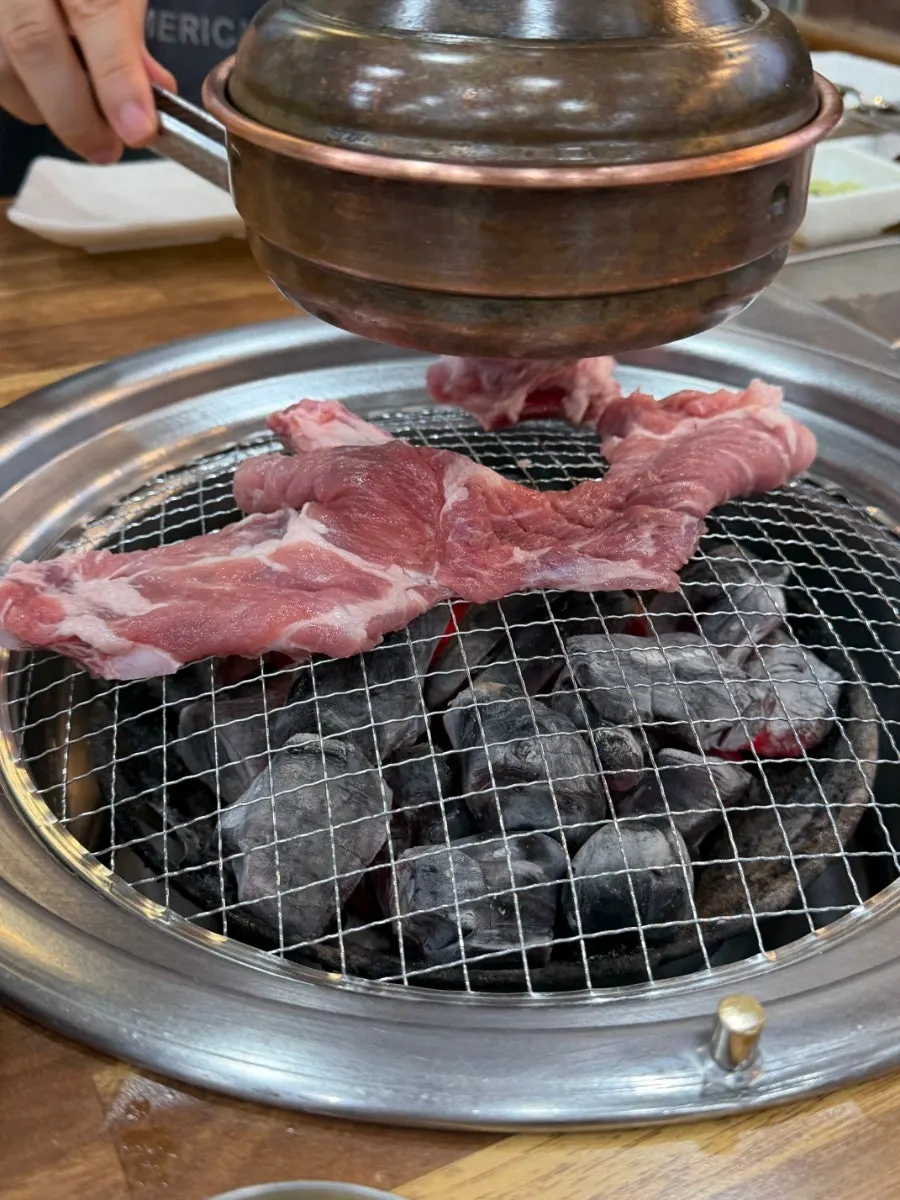 Close-up of evenly marbled fresh ribs