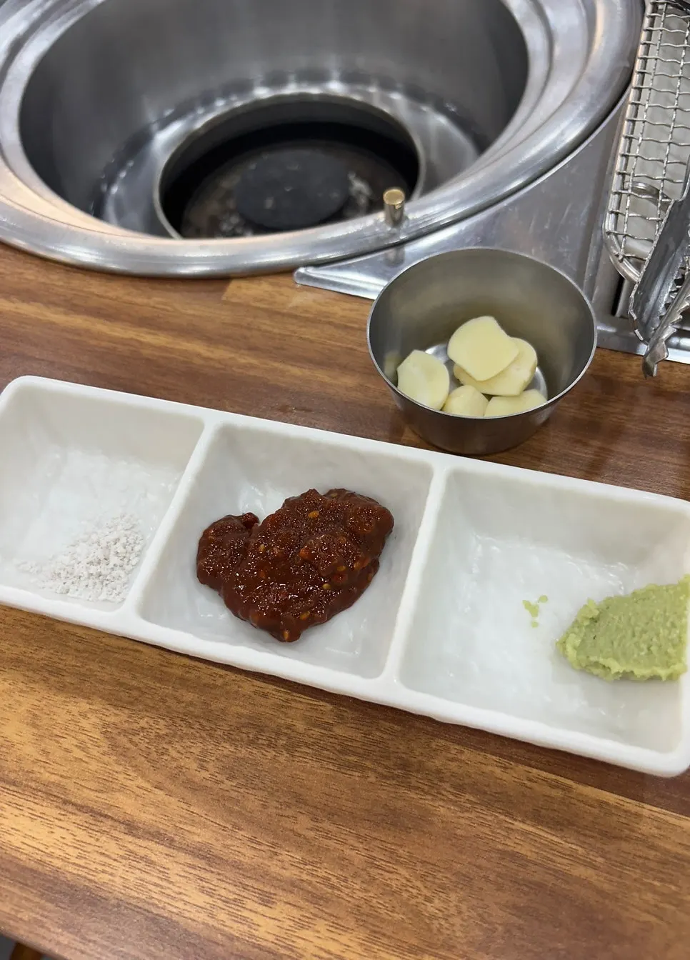 Yeoyejeong's menu listing pork and beef