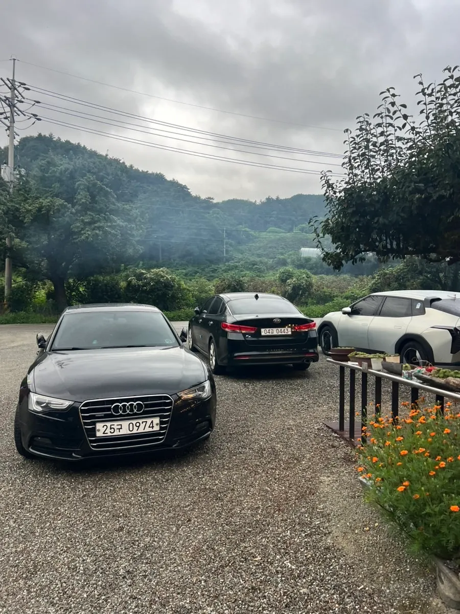 Spacious parking lot at Yeoyejeong