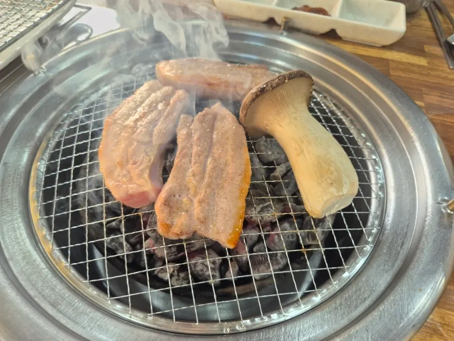 King oyster mushroom added as a side