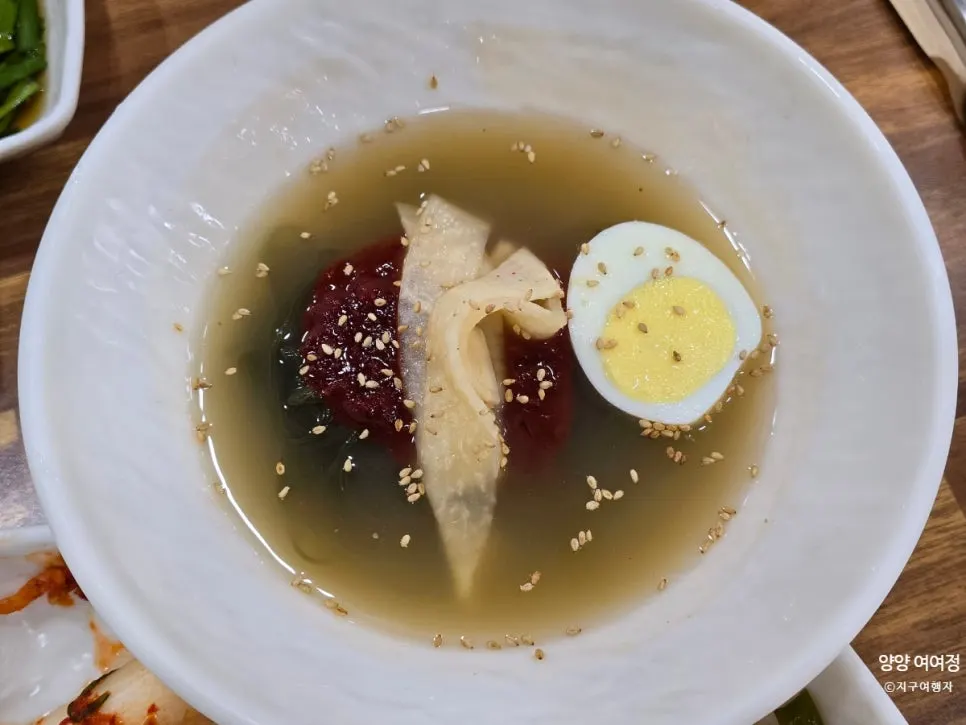 여여정 후식냉면 한 그릇