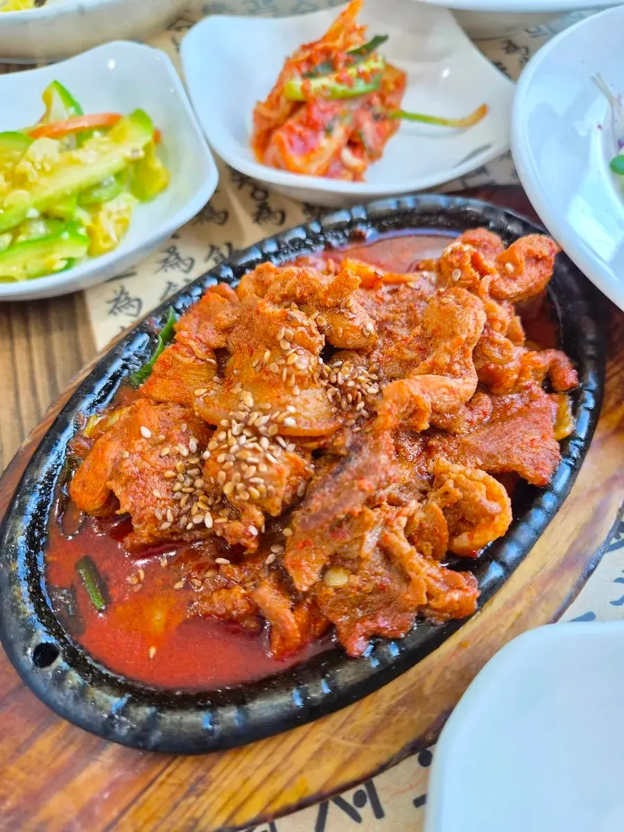 간장 양념 불고기 요리