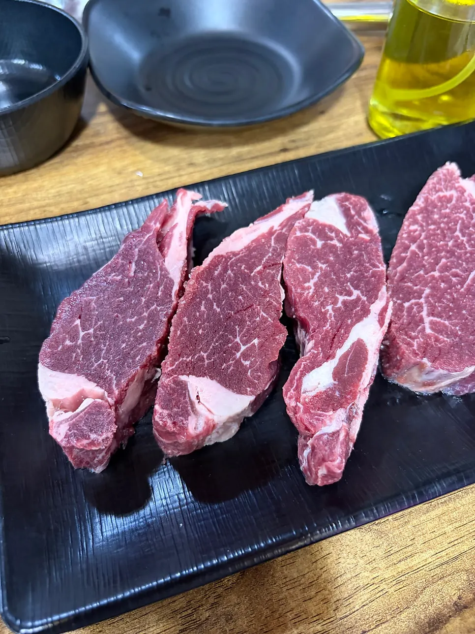 숙성 한우안심 상차림