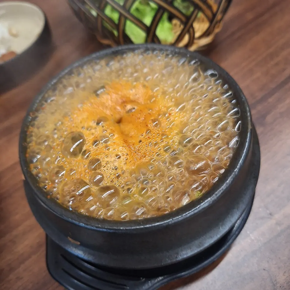 Doenjang jjigae ordered instead of makguksu