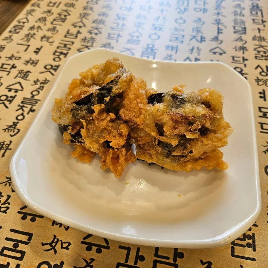 Collection of hanjeongsik side dish plates