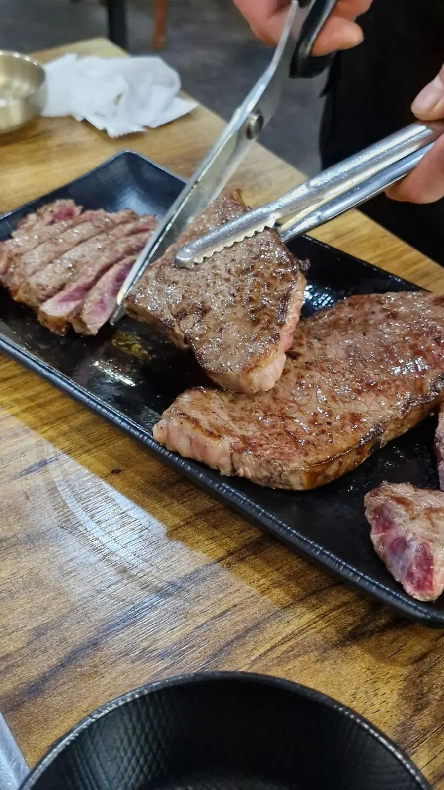 둘이서 먹은 숙성 소고기