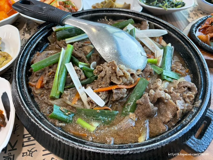 메인으로 나온 소불고기