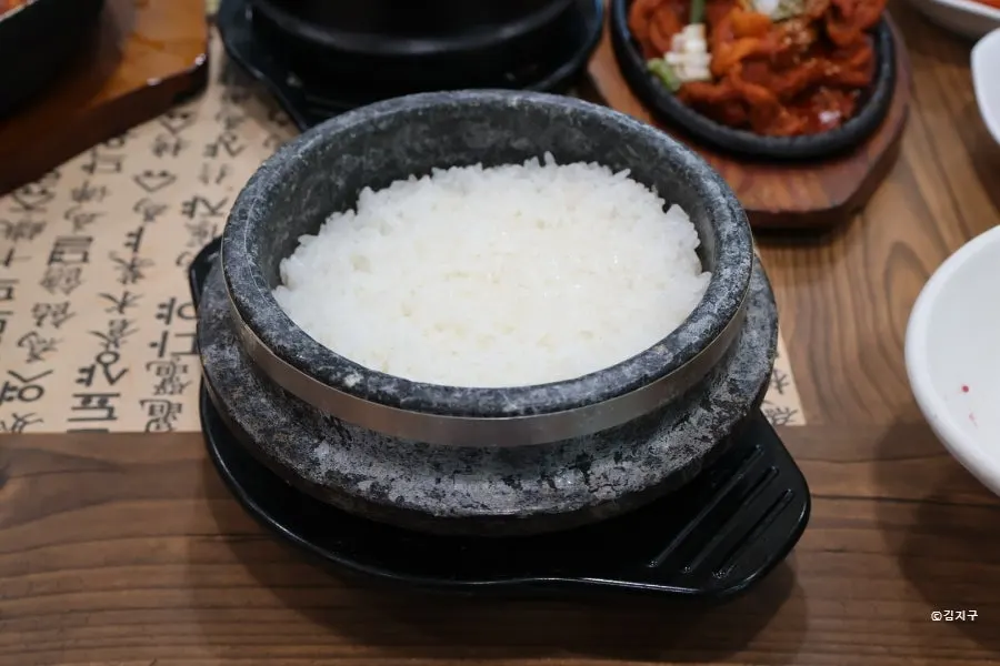 갈치조림과 된장찌개 상차림