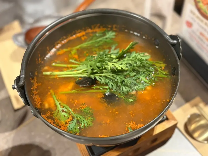 Seafood roe stew and mini hitsumabushi order
