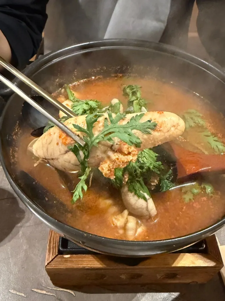 Roe stew ordered after char siu-don and yakisoba sold out