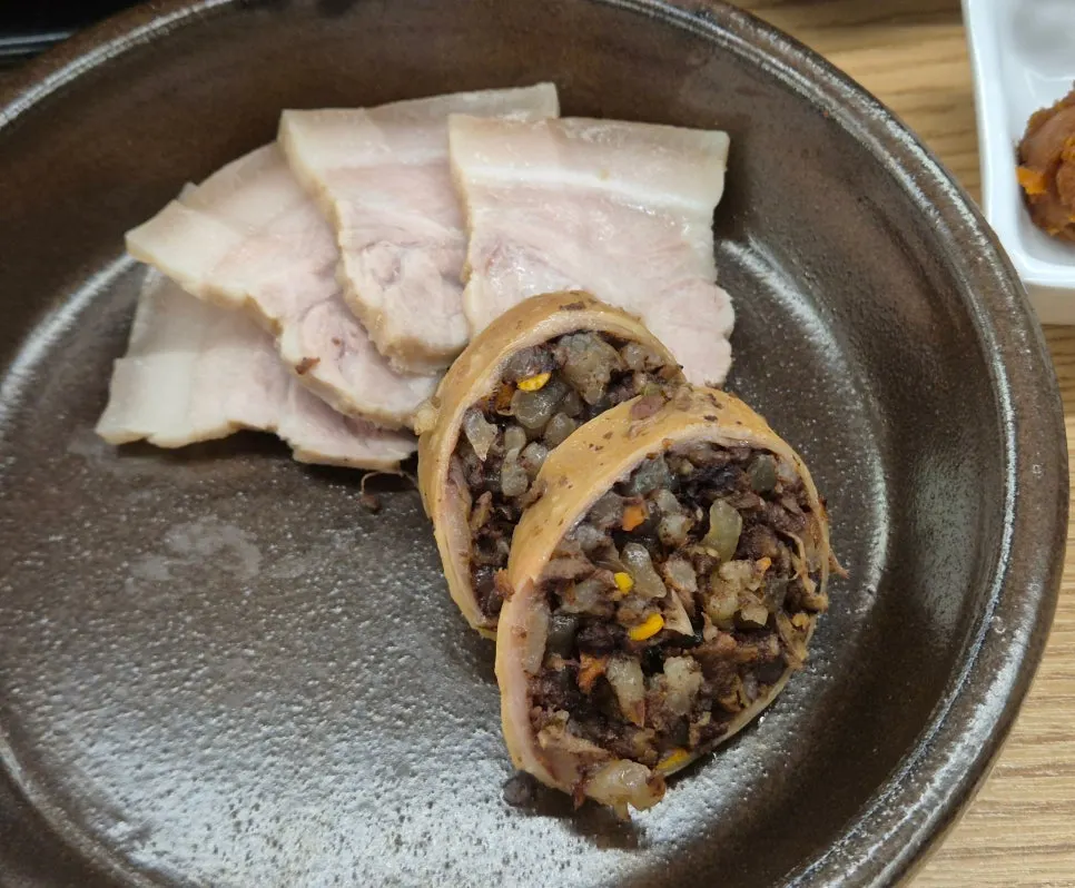 남도창평국밥 식사 마무리 상차림