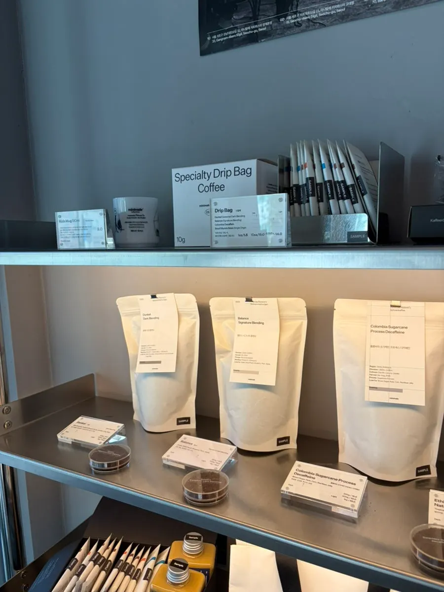 Sign for choosing specialty coffee beans