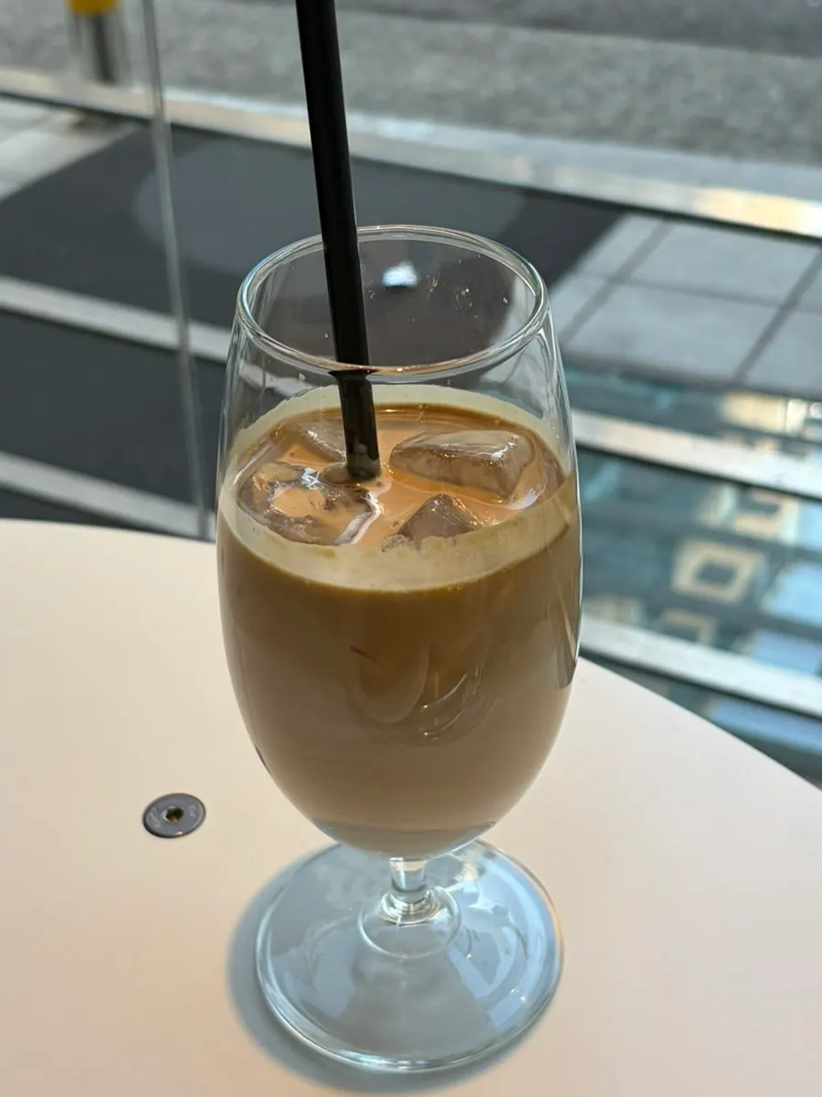 Close-up of the Helsinki latte