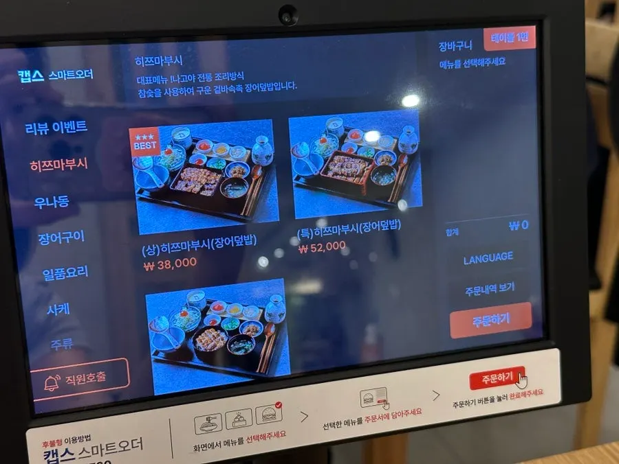 Unagiwa eel menu guide