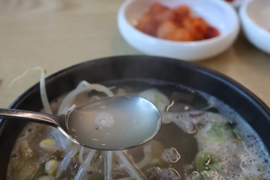건더기가 가득한 창평시장국밥 보통