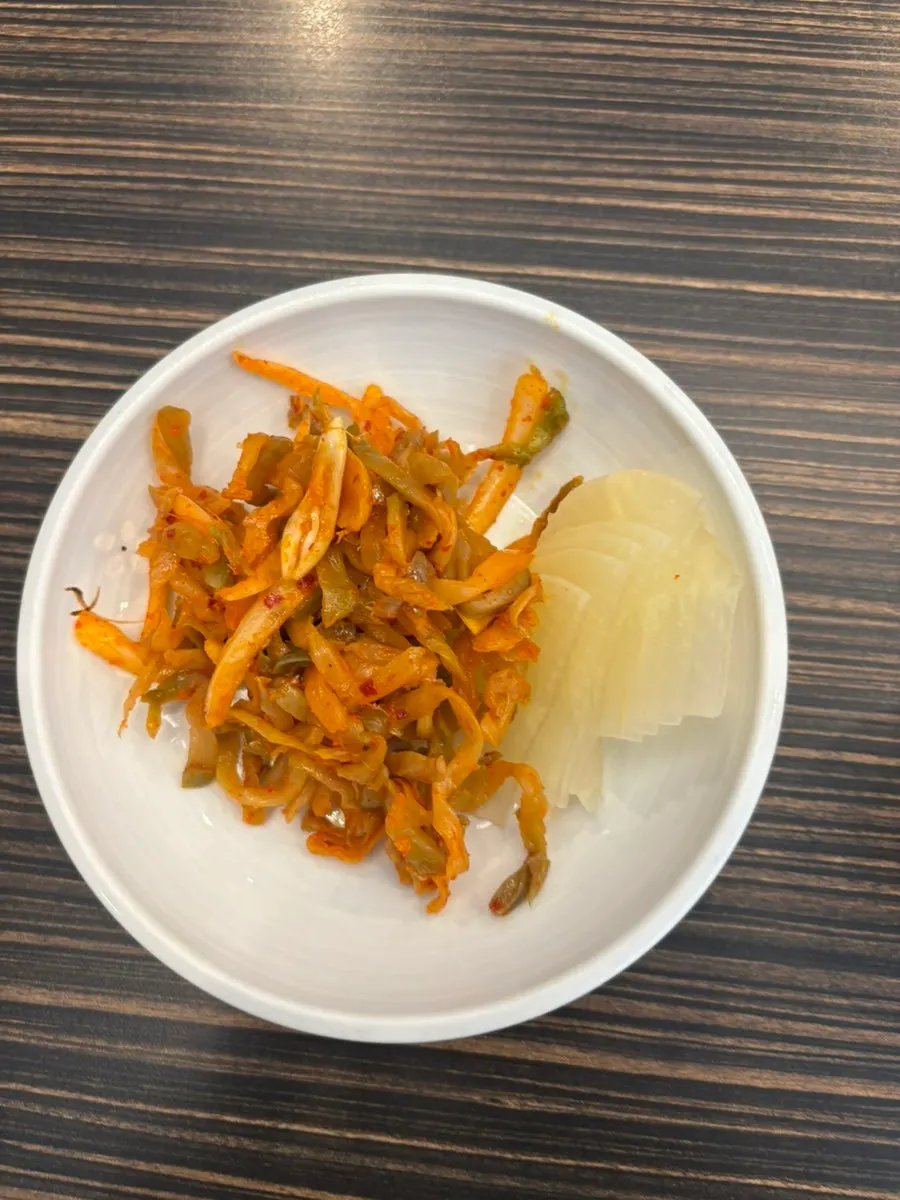 A plate of crab fried rice at Jjamppong Jijon Yeoksam Branch