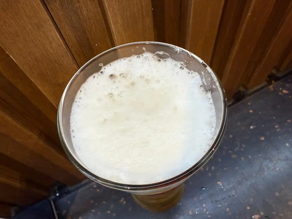 장어덮밥과 생맥주 조합