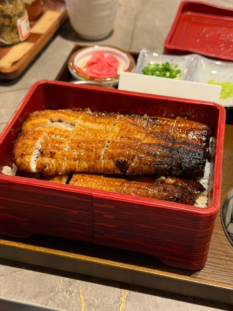 Deluxe hitsumabushi with one and a half eels