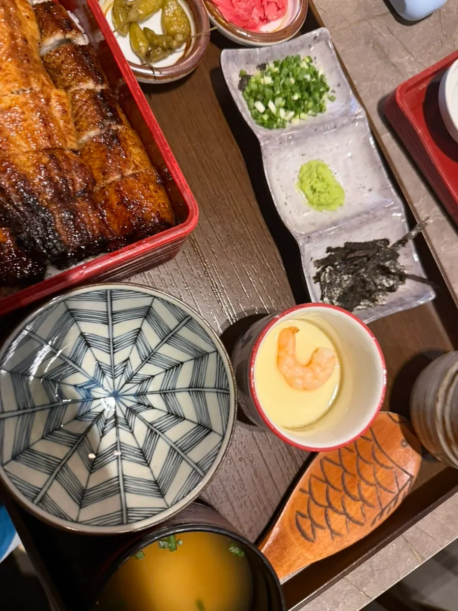 Hitsumabushi with wasabi