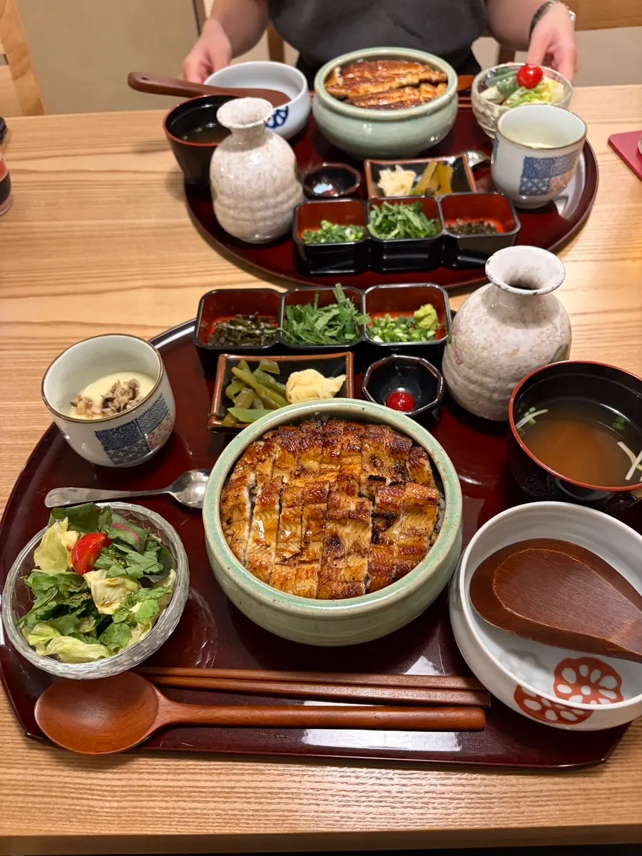 First hitsumabushi table setting