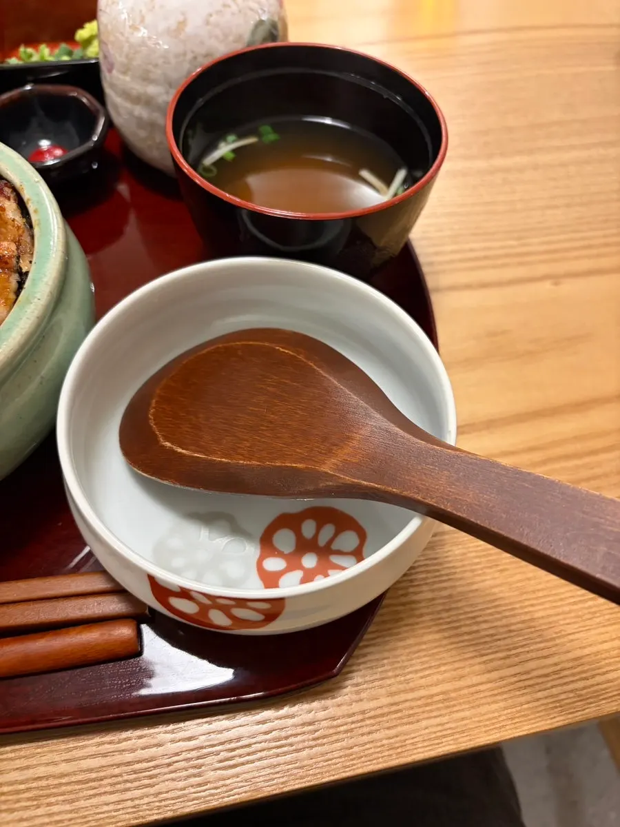 Dinner enjoying hitsumabushi